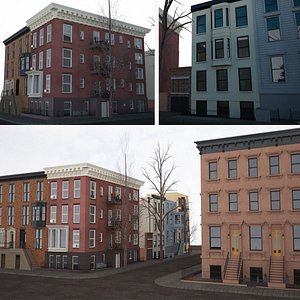 Brooklyn Street Houses 3D