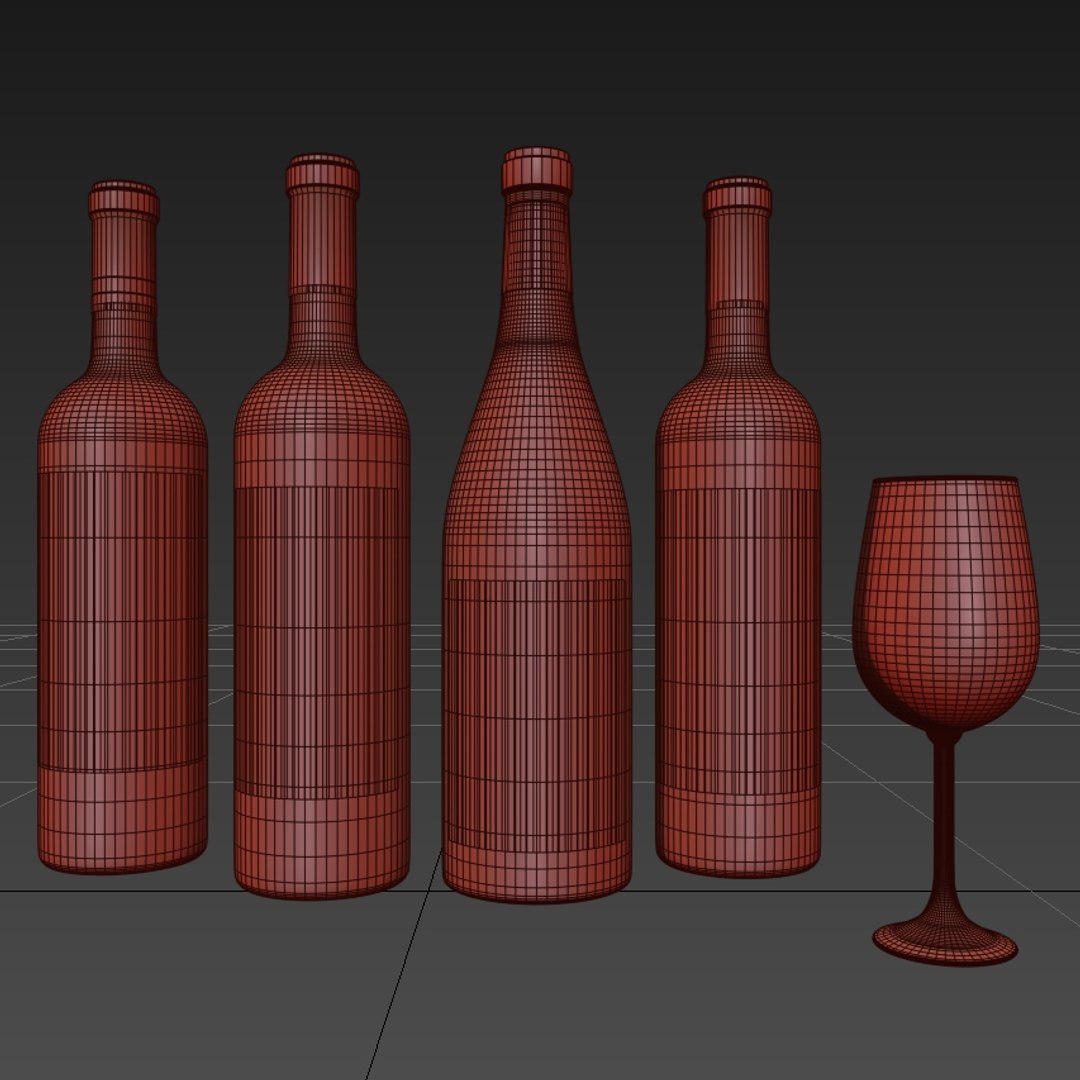 3D Wine Wineglass - TurboSquid 1594280