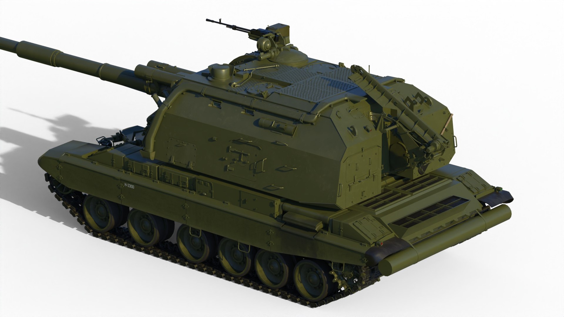 3D Msta-S 2S19 Self-propelled Howitzer - TurboSquid 2263802