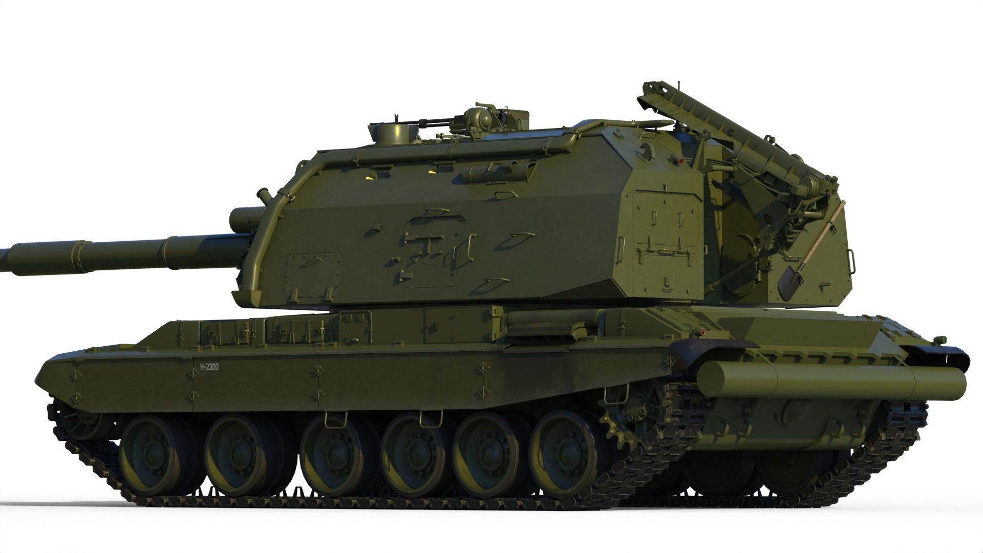 3D Msta-S 2S19 Self-propelled Howitzer - TurboSquid 2263802