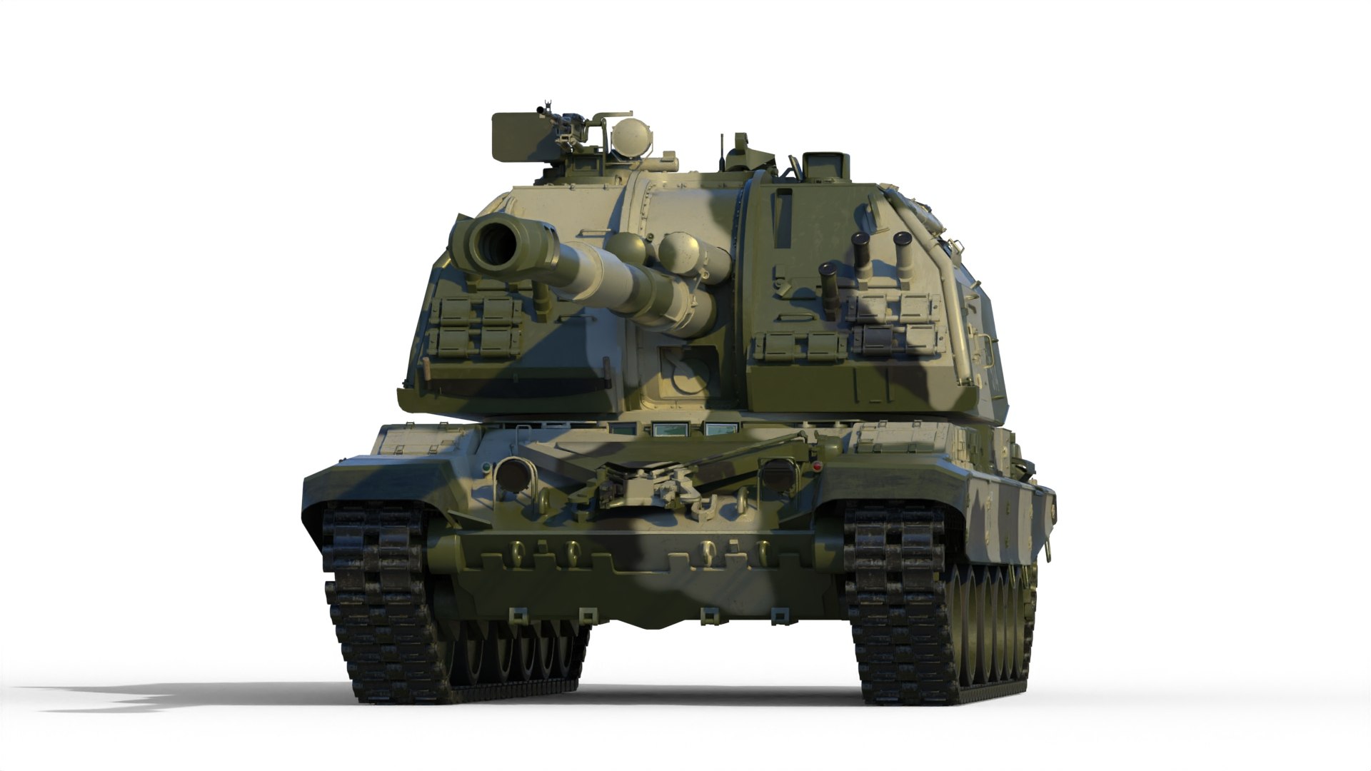 3D Msta-S 2S19 Self-propelled Howitzer - TurboSquid 2263802