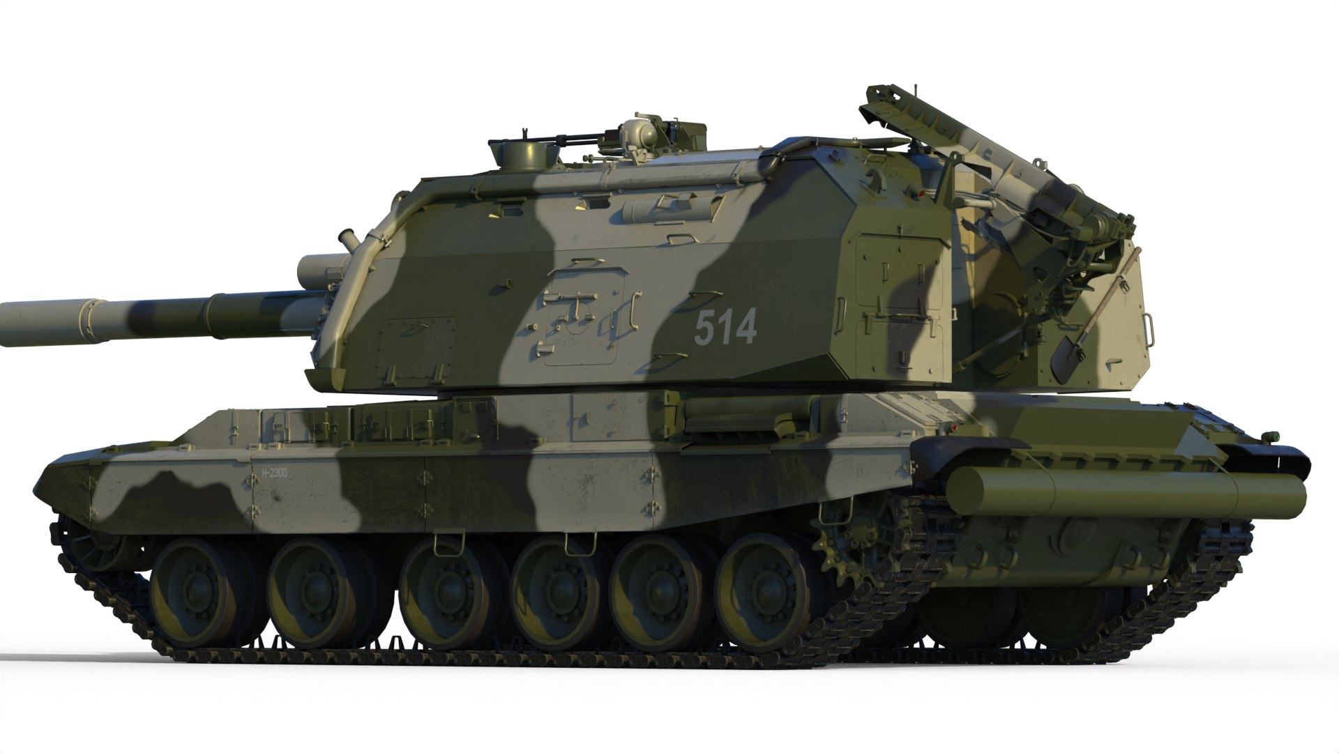 3D Msta-S 2S19 Self-propelled Howitzer - TurboSquid 2263802