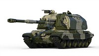 Msta-S 2S19 Self-propelled howitzer
