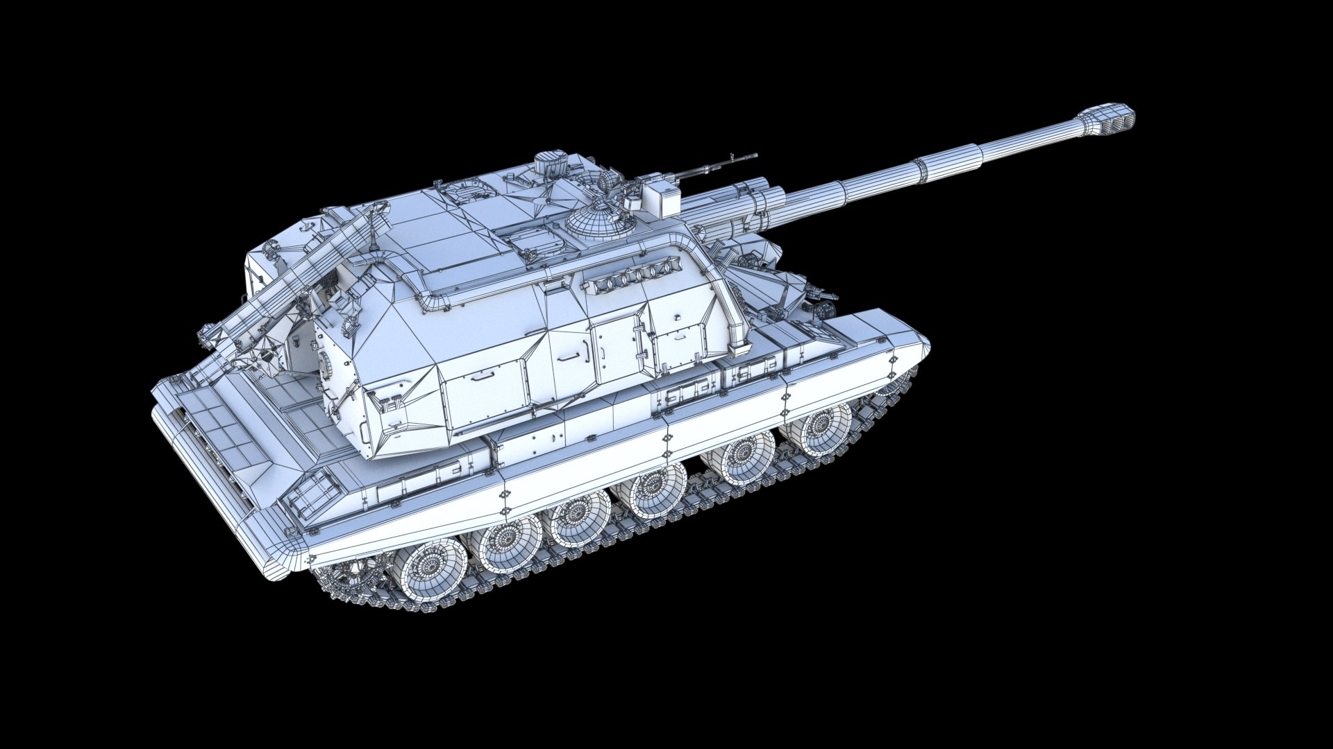 3D Msta-S 2S19 Self-propelled Howitzer - TurboSquid 2263802