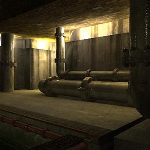 big gas tank 3d obj