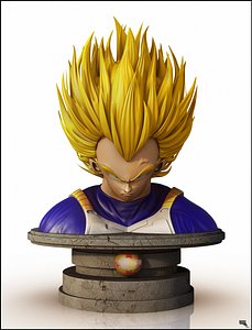 Bust Vegeta. Dragon Ball