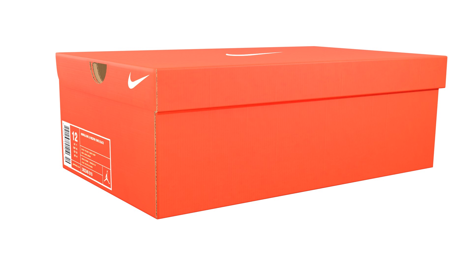 Nike Orange Shoe Box 3D Model - TurboSquid 2161057