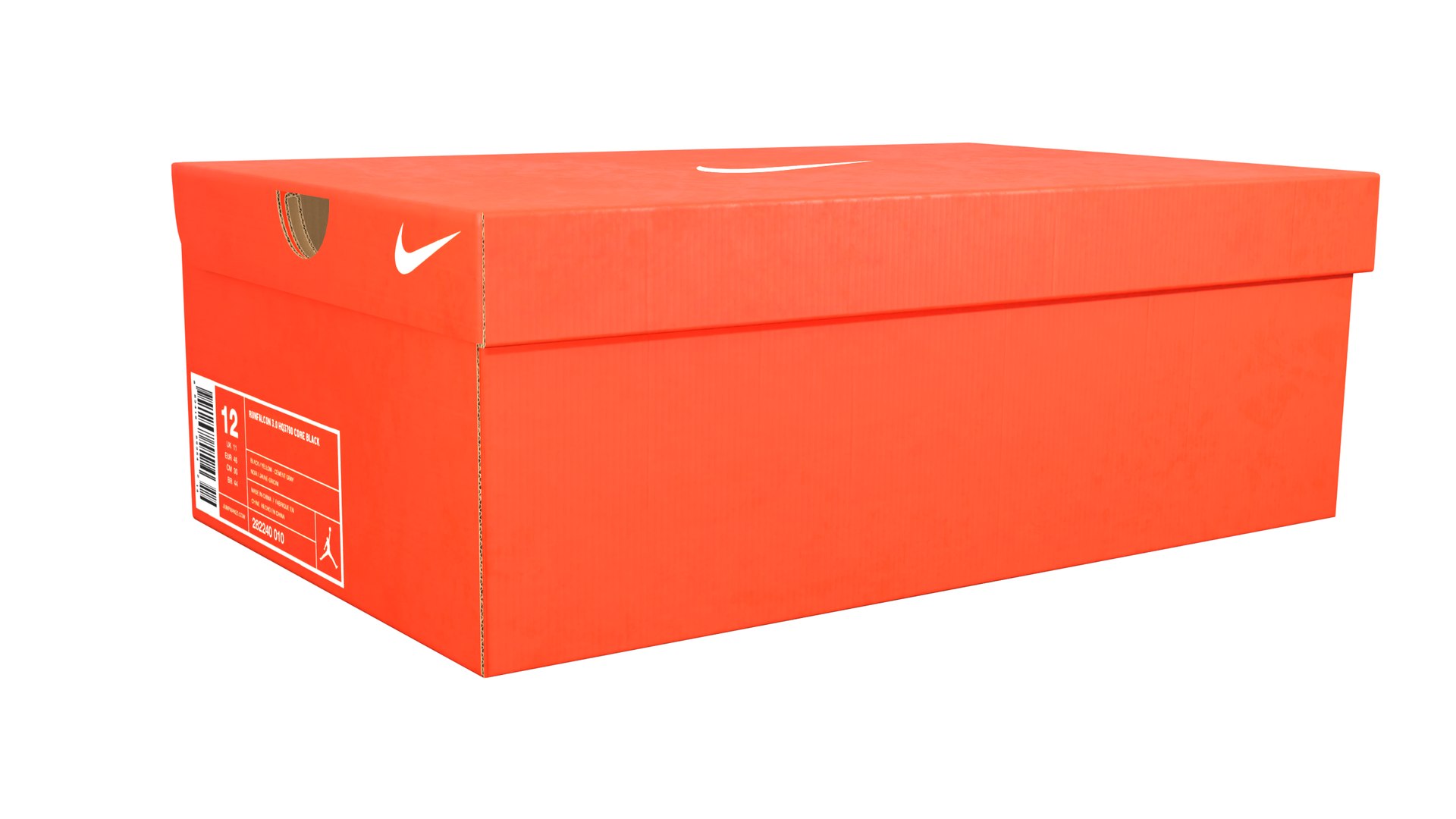 Nike Orange Shoe Box 3D Model - TurboSquid 2161057