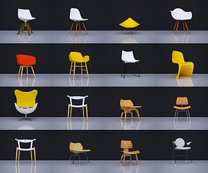 chairs 16 3D model