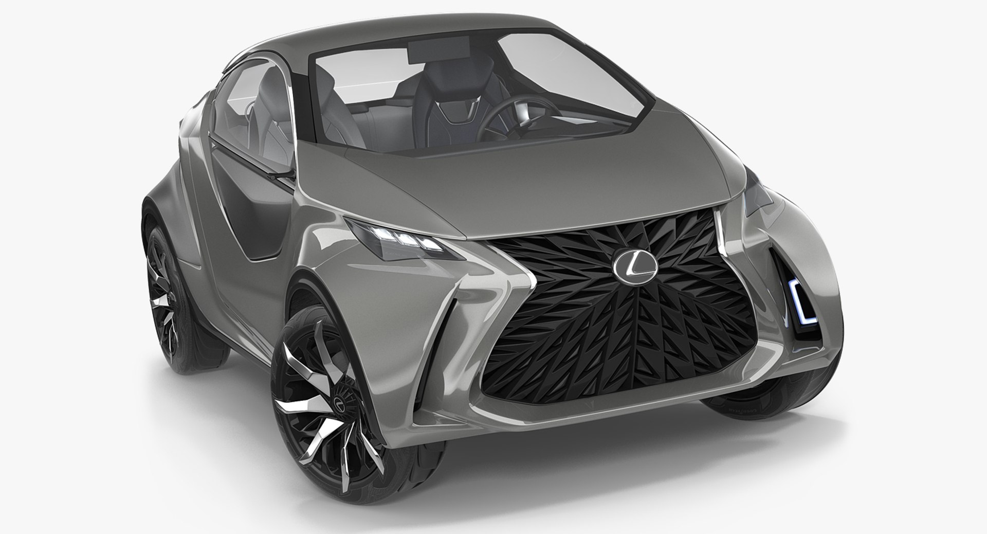 Concept Lexus LF-SA Rigged 3D Model 3D model preview