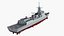 chinese navy destroyer 3d model