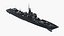 chinese navy destroyer 3d model