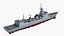 chinese navy destroyer 3d model