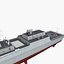 chinese navy destroyer 3d model