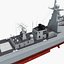chinese navy destroyer 3d model