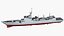 chinese navy destroyer 3d model