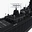 chinese navy destroyer 3d model
