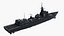 chinese navy destroyer 3d model