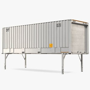 Premium PSD  Realistic black shipping cargo container. isolated. 3d  rendering