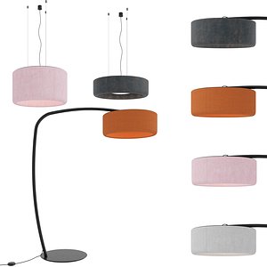 3D model BuzziSpace BuzziJet Lighting Collection  Floor  Pendant Lamps 3D Models