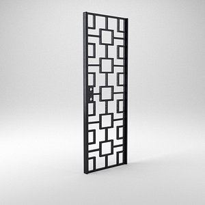 3d model iron gate