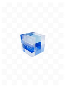 Frosted Glass Tech Wind Geometry