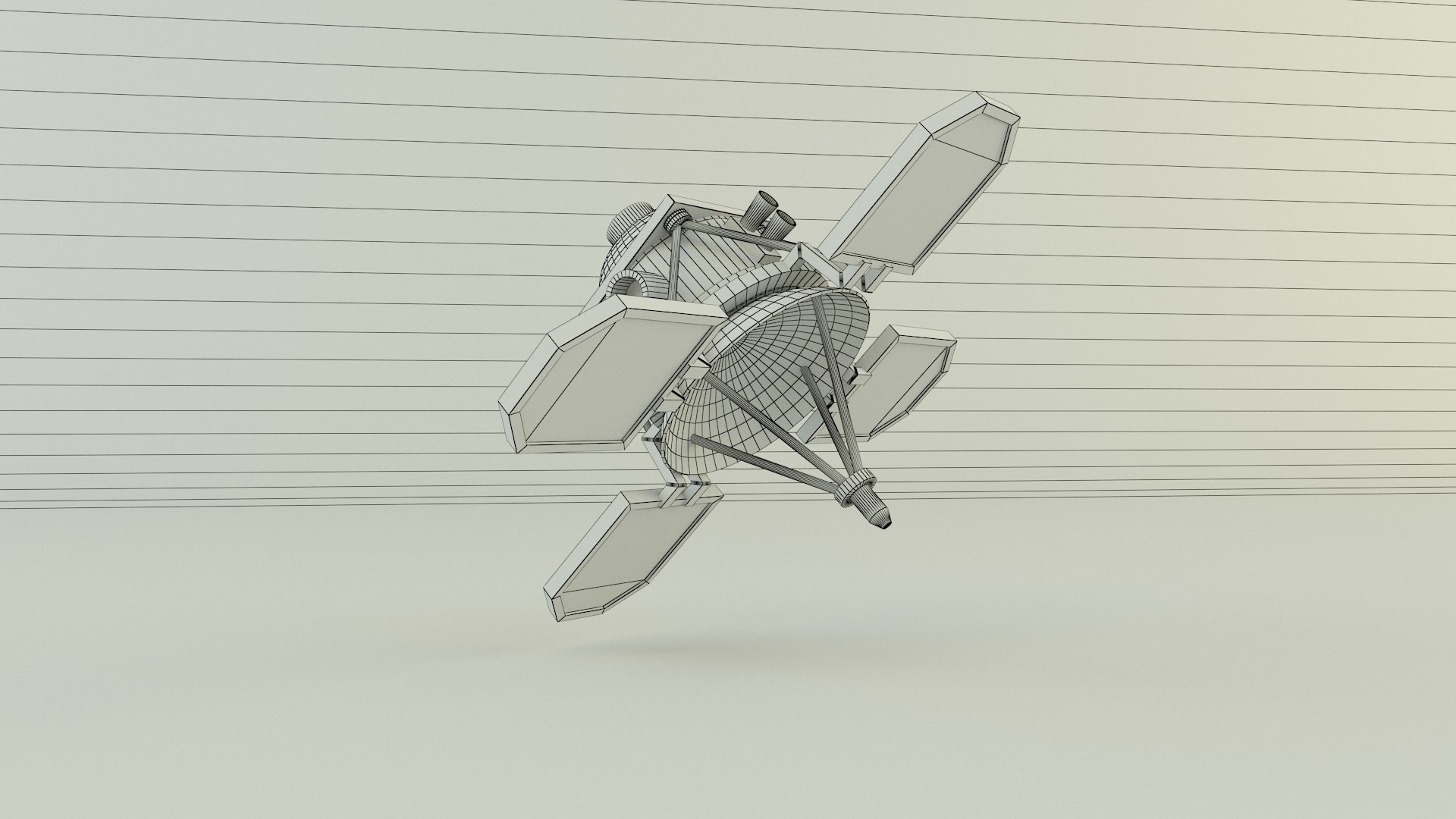 Small Communications Satellite 3D Model 3D - TurboSquid 2196049