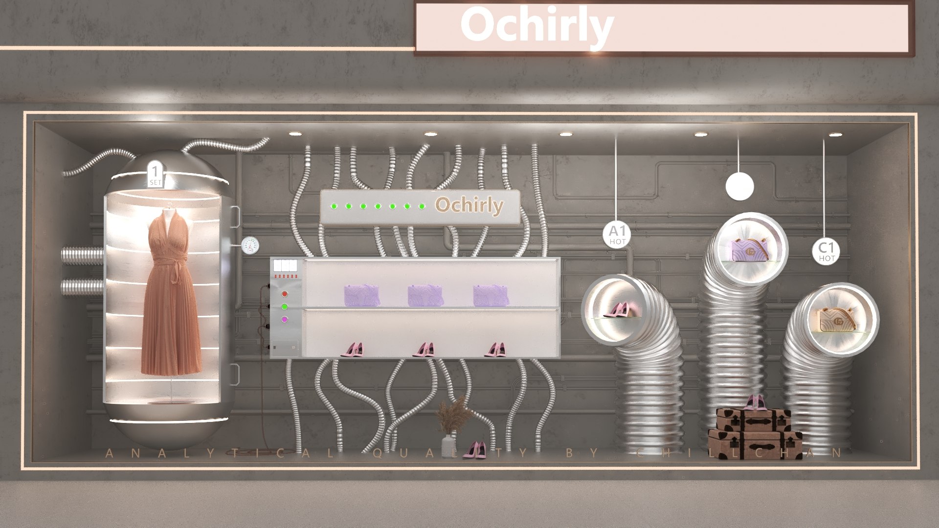 modelo 3d Window Display Design20220925 - TurboSquid 1963756