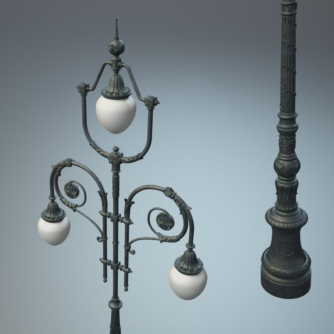 Street Lights 3d Model