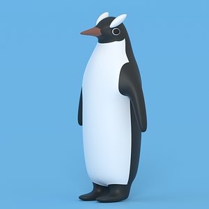 3D Cartoon Penguin