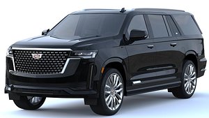 3D Cadillac Escalade ESV model