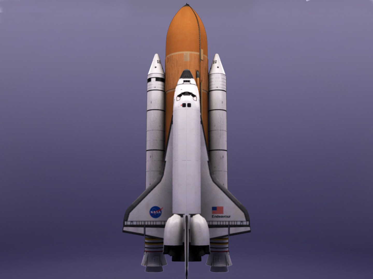 space shuttle delivery spacecraft 3d model