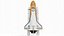 space shuttle delivery spacecraft 3d model
