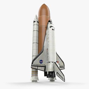 space shuttle delivery spacecraft 3d model