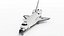 space shuttle delivery spacecraft 3d model