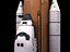 space shuttle delivery spacecraft 3d model