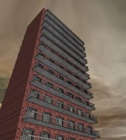 sky-rise apartments