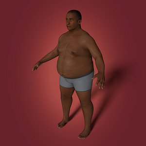 Fat African Man