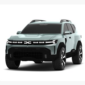 3D Dacia Bigster Concept