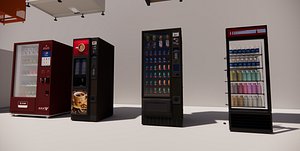 Vending Machines Collection-A1 3D model