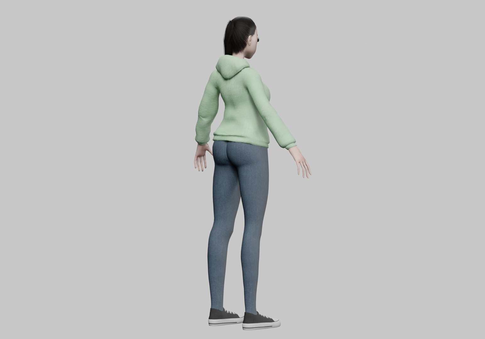 Basic Classic Girl V24884 3D Model - TurboSquid 2270612