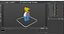 Минифигурка LEGO Teenager Girl, созданная для Cinema 4D