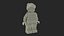 Минифигурка LEGO Teenager Girl, созданная для Cinema 4D