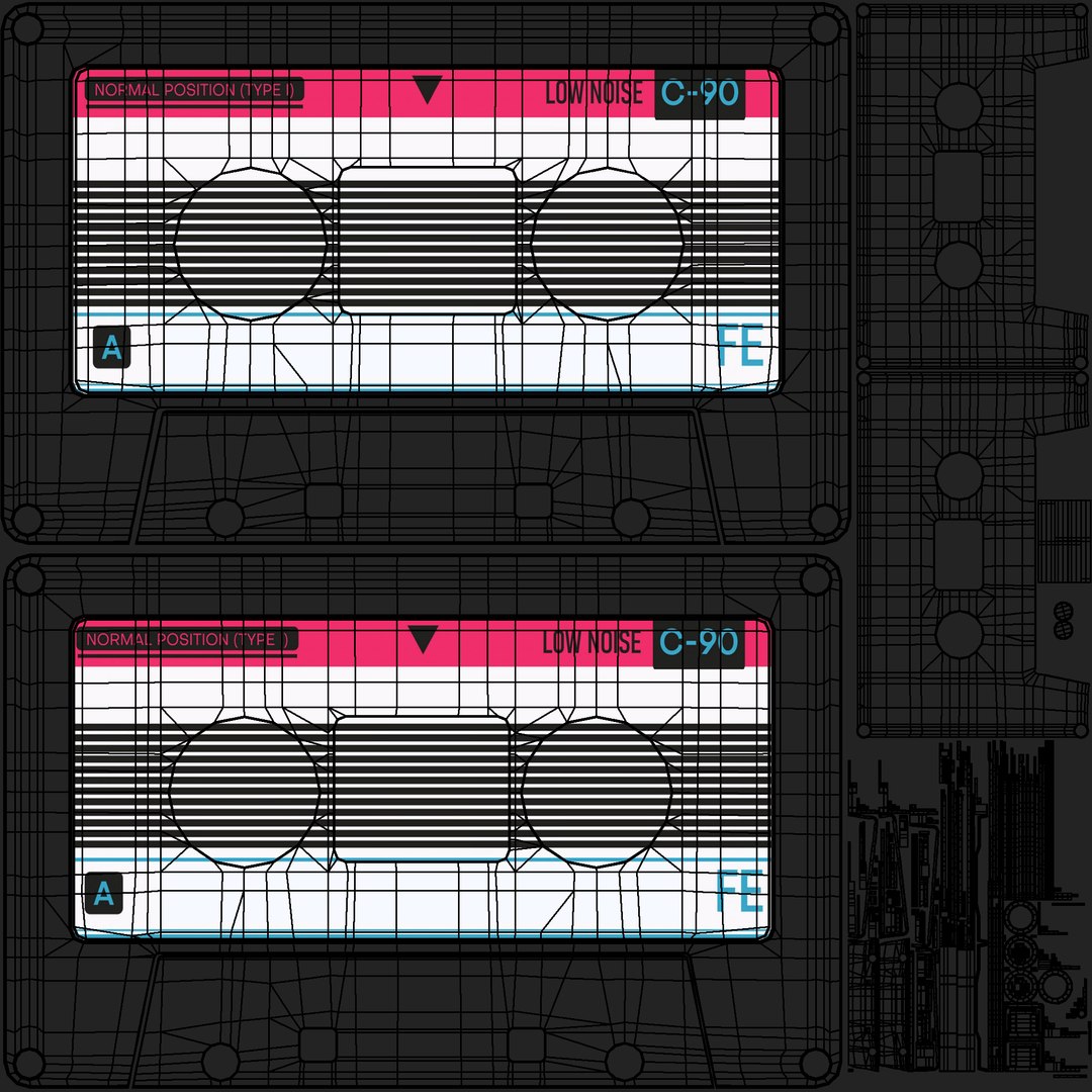 Four Cassette Tapes 3D model https://p.turbosquid.com/ts-thumb/PD/CjRZO2/Rd/black9/jpg/1653641745/1920x1080/fit_q87/611203d5aa00ca46e333a39758368e15261bca66/black9.jpg