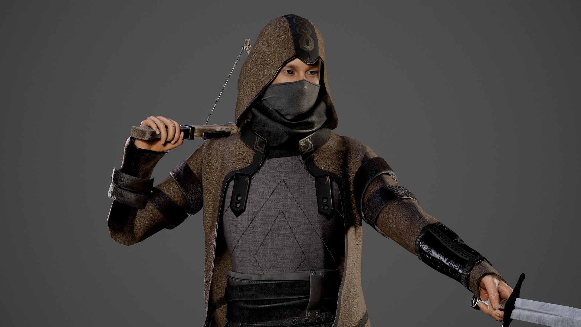 3D Assassin Model - TurboSquid 1850162