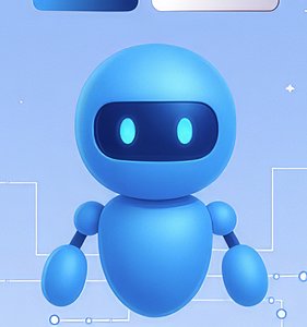 Cute Robot Character  Stylized 3D Mascot Rigged  Game Ready model