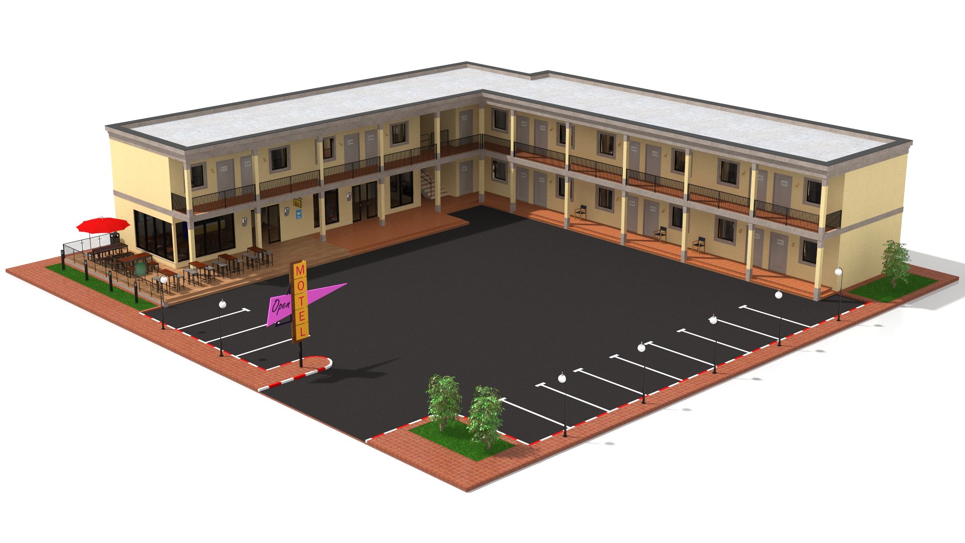 Motel 3D https://p.turbosquid.com/ts-thumb/PD/JOd4Vf/bR/1/png/1631135648/1920x1080/fit_q87/4f347408e10ee06ee1702183f28aeebf0a314657/1.jpg