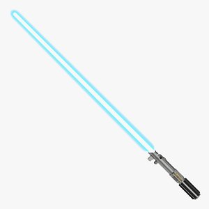 Star Wars Anakin Skywalker Lightsaber Used 3D Model