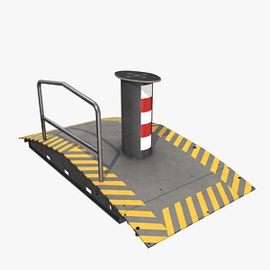 3D portable antiterror roadblock