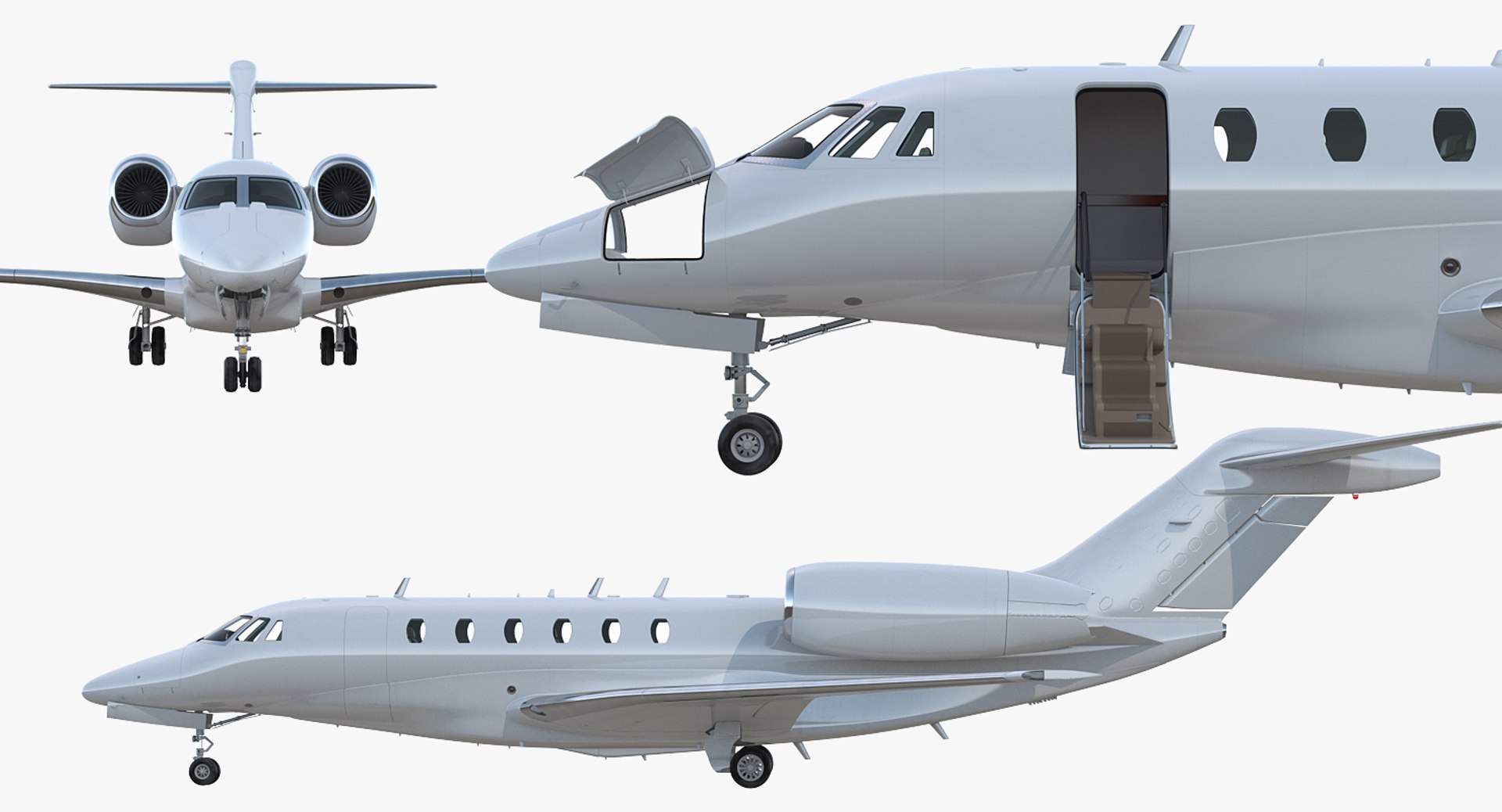 3D medium sized business jet model - TurboSquid 1259752